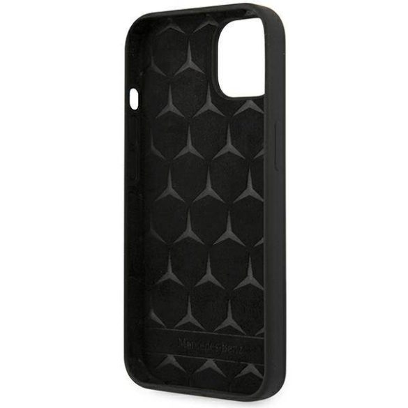 Mercedes MEHCP13SSILBK iPhone 13 mini 5,4" fekete keménytok Silicone Line