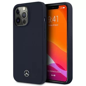 Mercedes MEHCP13LSILNA iPhone 13 Pro / 13 6,1" kék keménytok Silicone Line
