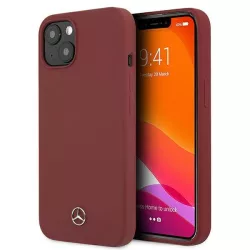   Mercedes MEHCP13MSILRE iPhone 13 6.1" piros keménytok Silicone Line