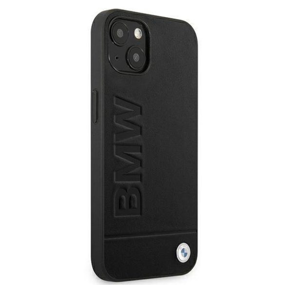 Etui BMW BMHCP13MSLLBK iPhone 13 / 14 / 15 6.1" fekete keménytok Signature Collection Logo 