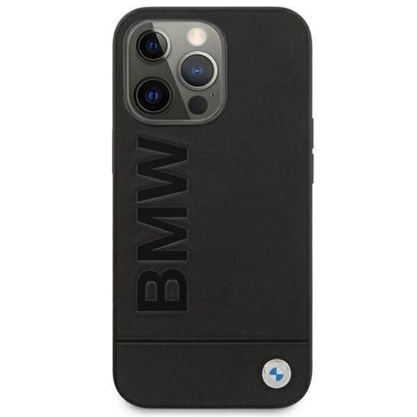 BMW BMHCP13XSLLBK iPhone 13 Pro Max 6,7" fekete Signature Logo keménytok