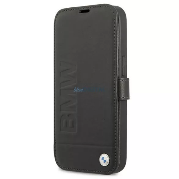 BMW BMFLBKP13SSLLBK iPhone 13 mini 5,4" Signature fekete könyvtok