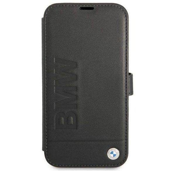 BMW BMFLBKP13SSLLBK iPhone 13 mini 5,4" Signature fekete könyvtok