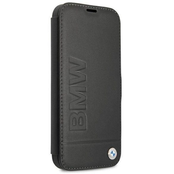 BMW BMFLBKP13SSLLBK iPhone 13 mini 5,4" Signature fekete könyvtok