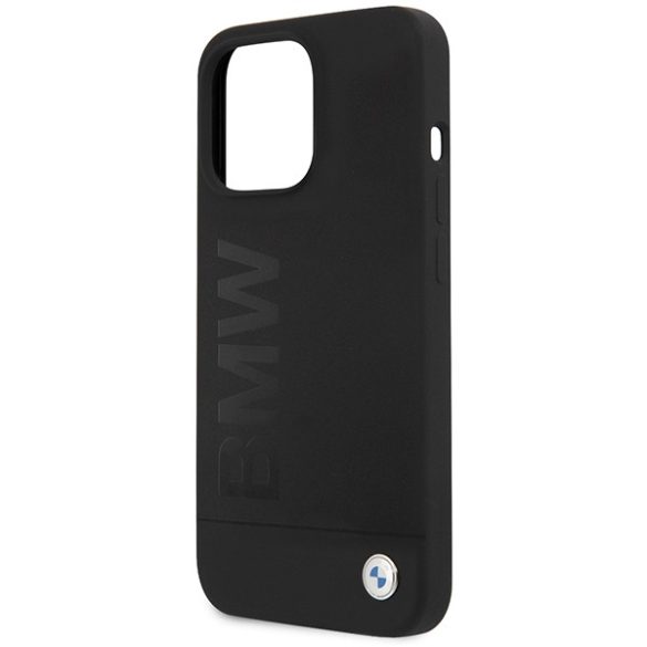 Etui BMW BMHCP13LSLBLBLBK iPhone 13 Pro / 13 6,1" fekete keménytok szilikon aláírási logóval