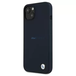   BMW BMHCP13SSILNA Signature szilikon keménytok iPhone 13 mini - kék