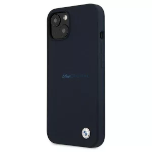 BMW BMHCP13SSILNA Signature szilikon keménytok iPhone 13 mini - kék