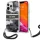Guess GUHCP13XKCABBK iPhone 13 Pro Max 6,7" fekete Camo Strap Collection keménytok