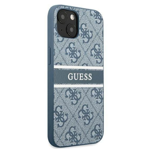 Guess GUHCP13S4GDBL 4G Stripe keménytok iPhone 13 mini - kék 