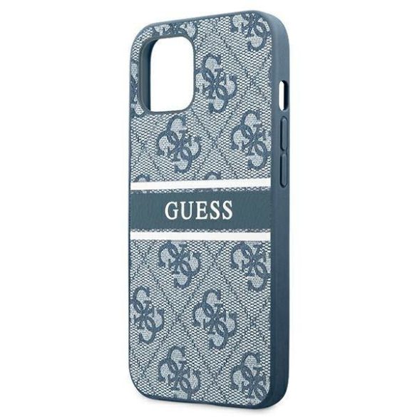 Guess GUHCP13S4GDBL 4G Stripe keménytok iPhone 13 mini - kék 