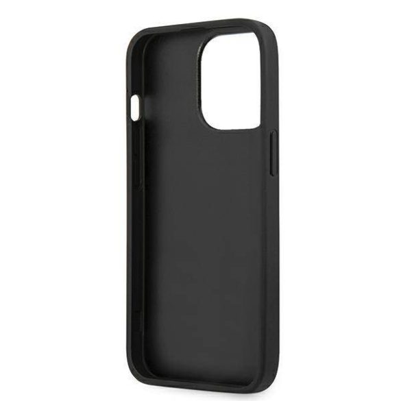 Guess GUHCP13L4GMRGR iPhone 13 Pro / 13 6,1" szürke 4G keménytok gyűrűvel