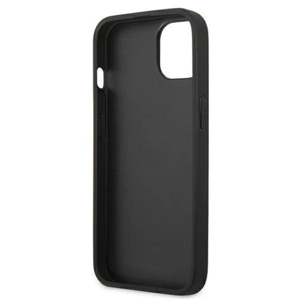 Guess GUHCP13SSA4GSGR iPhone 13 mini 5,4" szürke Saffiano 4G fém logós keménytok