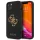 Guess GUHCP13SLS4GGBK iPhone 13 mini 5,4" fekete szilikon 4G Logó keménytok