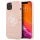 Guess GUHCP13SLS4GWPI iPhone 13 mini 5,4" rózsaszín szilikon 4G logó keménytok