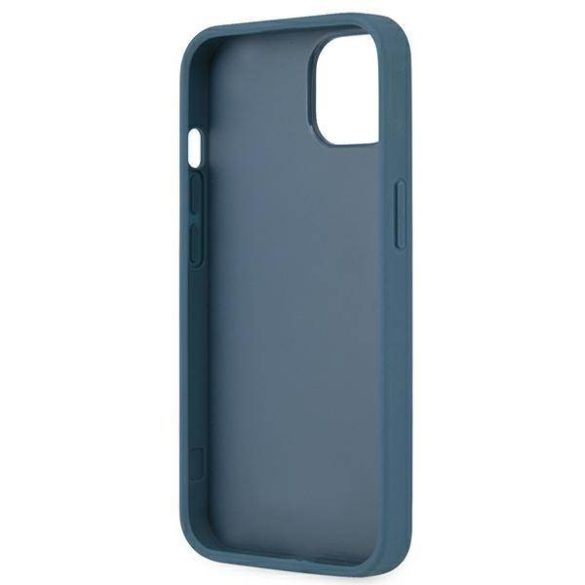 Guess GUHCP13S4GMGBL iPhone 13 mini 5,4" kék 4G nagy fém logós keménytok