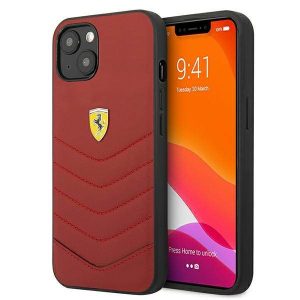 Ferrari FEHCP13MRQUR iPhone 13 / 14 / 15 6.1" piros keménytok Off Track Steppelt