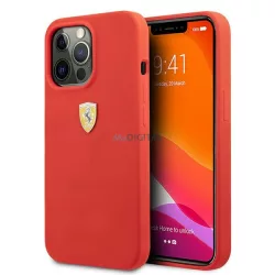   Ferrari FESSIHCP13XRE iPhone 13 Pro Max 6,7" piros szilikon keménytok