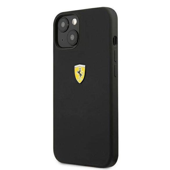 Ferrari FESSIHCP13SBK iPhone 13 mini 5,4" fekete szilikon keménytok