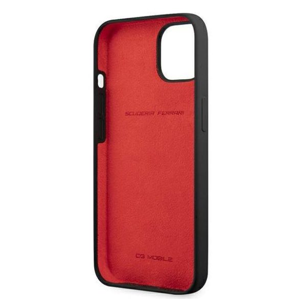 Ferrari FESSIHCP13SBK iPhone 13 mini 5,4" fekete szilikon keménytok