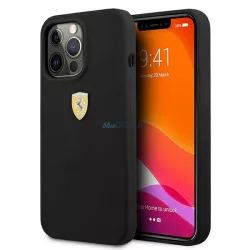   Ferrari FESSIHCP13LBK iPhone 13 Pro / 13 6,1" fekete szilikon keménytok