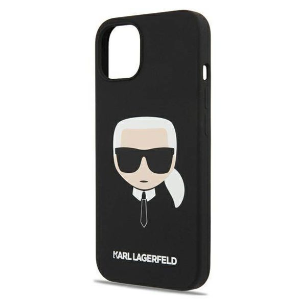 Karl Lagerfeld KLHCP13SSLKHHBK iPhone 13 mini 5,4" fekete szilikon keménytok Karl Lagerfeld fej