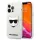 Karl Lagerfeld KLHCP13XCTR iPhone 13 Pro Max 6,7" keménytok átlátszó Choupette fej tok