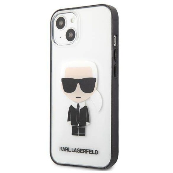Karl Lagerfeld KLHCP13MHIKCK iPhone 13 6,1" átlátszó ikonikus Karl tok