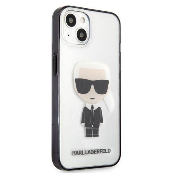Karl Lagerfeld KLHCP13MHIKCK iPhone 13 6,1" átlátszó ikonikus Karl tok