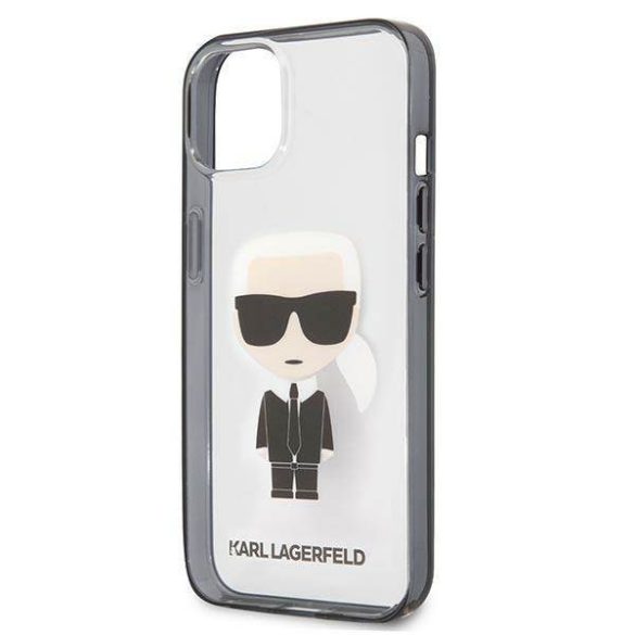 Karl Lagerfeld KLHCP13MHIKCK iPhone 13 6,1" átlátszó ikonikus Karl tok