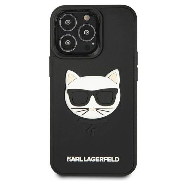 Karl Lagerfeld KLHCP13LCH3DBK keménytok iPhone 13 Pro / 13 - fekete