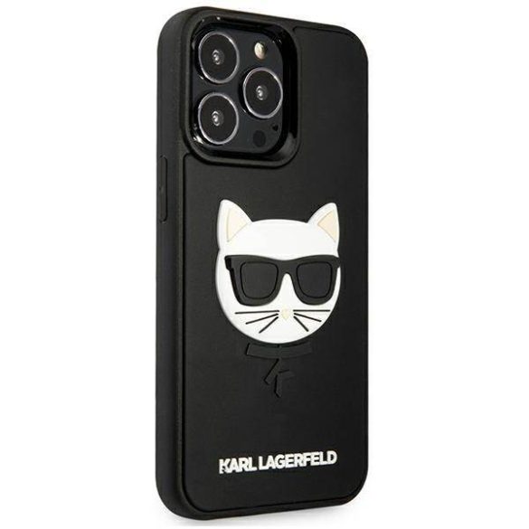 Karl Lagerfeld KLHCP13LCH3DBK keménytok iPhone 13 Pro / 13 - fekete