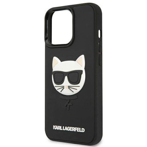 Karl Lagerfeld KLHCP13LCH3DBK keménytok iPhone 13 Pro / 13 - fekete