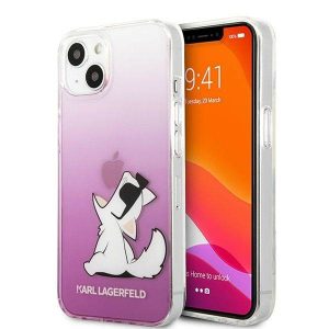 Karl Lagerfeld KLHCP13SCFNRCPI iPhone 13 mini 5,4" rózsaszín Choupette Fun keménytok