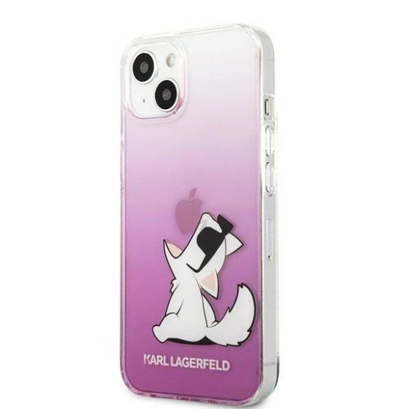 Karl Lagerfeld KLHCP13SCFNRCPI iPhone 13 mini 5,4" rózsaszín Choupette Fun keménytok