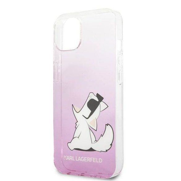 Karl Lagerfeld KLHCP13SCFNRCPI iPhone 13 mini 5,4" rózsaszín Choupette Fun keménytok