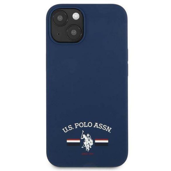 US Polo USHCP13SSFGV iPhone 13 mini 5,4" kék Silicone Collection tok