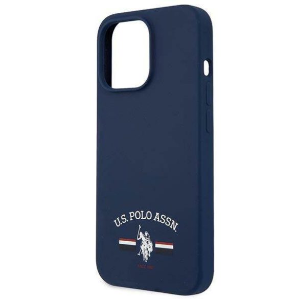 US Polo USHCP13LSFGV iPhone 13 Pro / 13 6,1" kék Silicone Collection tok