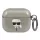 Karl Lagerfeld KLA3UKHGK AirPods 3 fekete csillogós tok Karl Lagerfeld fej