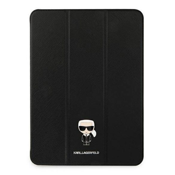 Karl Lagerfeld KLFC11OKMK iPad 11" Pro 2021 könyvtok fekete Saffiano Karl Iconic