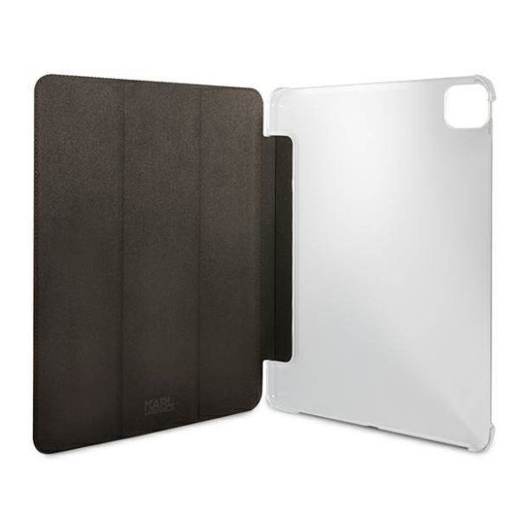 Karl Lagerfeld KLFC11OKMK iPad 11" Pro 2021 könyvtok fekete Saffiano Karl Iconic