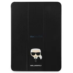   Karl Lagerfeld KLFC11OKHK iPad 11" Pro 2021 könyvtok fekete Saffiano Karl Head