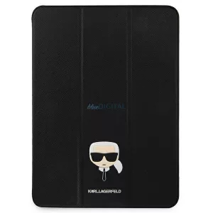 Karl Lagerfeld KLFC11OKHK iPad 11" Pro 2021 könyvtok fekete Saffiano Karl Head