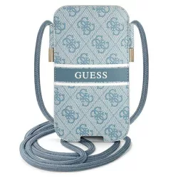   Guess telefontáska GUPHM4GDBL 6,1" kék 4G Stripe keménytok