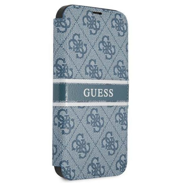 Guess GUBKP13S4GDBL iPhone 13 mini 5,4" kék 4G csíkos könyvtok