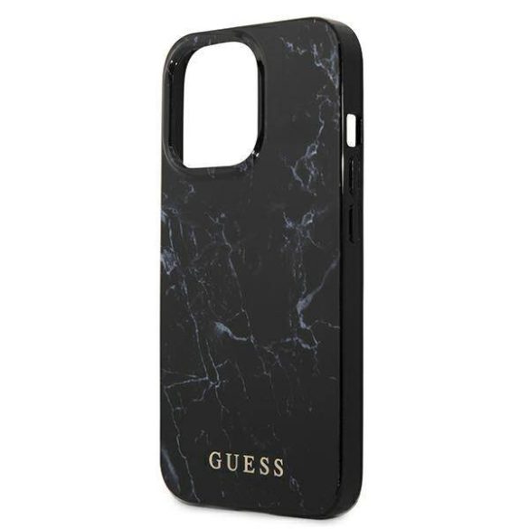 Guess GUHCP13XPCUMABK iPhone 13 Pro Max 6,7" fekete márvány keménytok