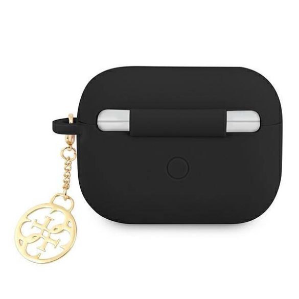 Guess GUAPLSC4EK AirPods Pro fekete szilikon Charm 4G Collection tok