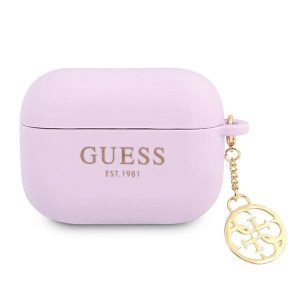 Guess GUAPLSC4EU AirPods Pro lila Charm 4G Collection tok