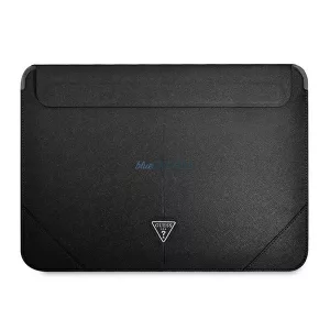 Guess Sleeve GUCS14PSATLK 14" notebook táska fekete Saffiano háromszög logóval