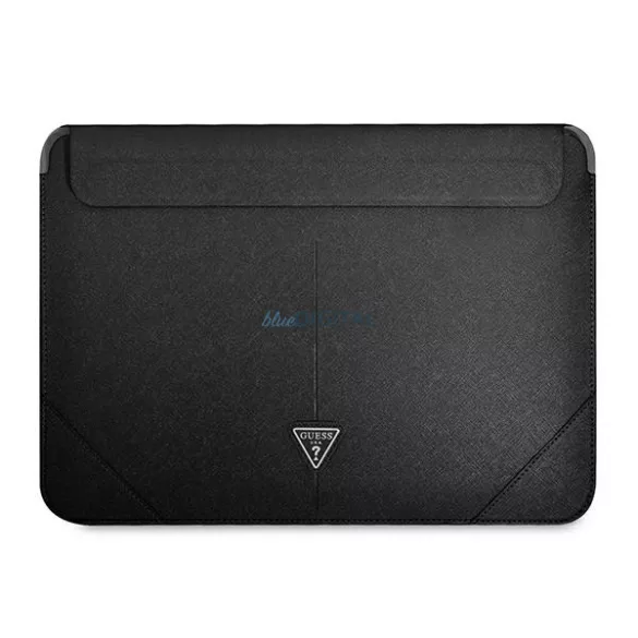 Guess Sleeve GUCS14PSATLK 14" notebook táska fekete Saffiano háromszög logóval