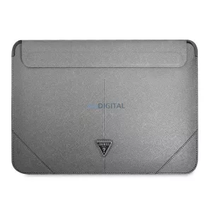Guess Sleeve GUCS14PSATLG 14" notebook táska ezüst Sáfió háromszög logó
